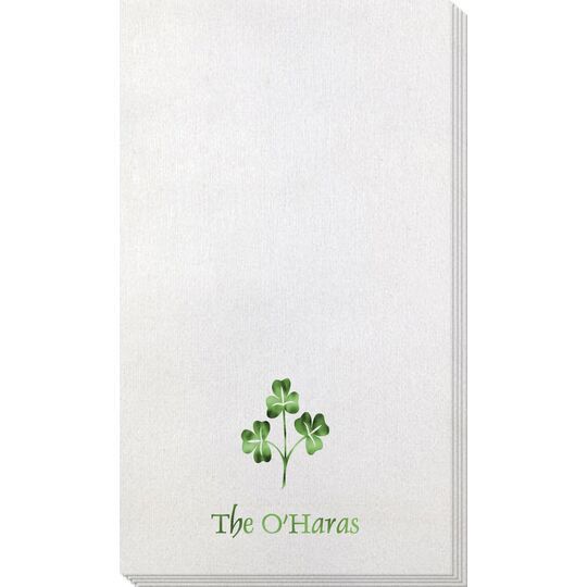 Three Clovers Bamboo Luxe Guest Towels